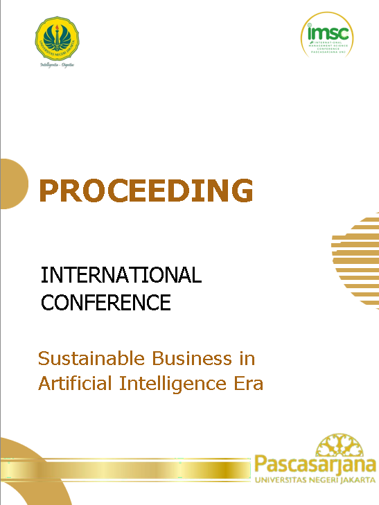 View Vol. 1 No. 2 (2025): PROCEEDING  INTERNATIONAL CONFERENCE  Sustainable Business in Artificial Intelligence Era